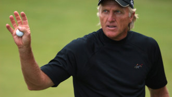 Greg Norman back in action