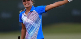 Lexi coasts to golf’s first major
