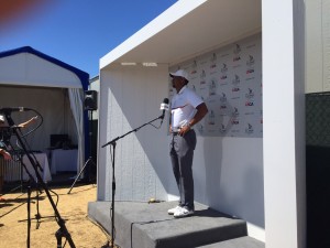 Tiger Woods says goodbye to the U.S. Open