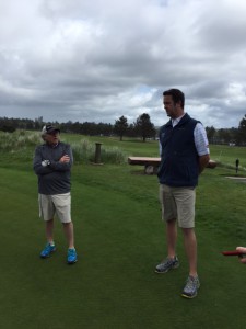 Owner Tim Boyle and Head PGA pro Jason Bangild. Boyle views the course as a public institution.